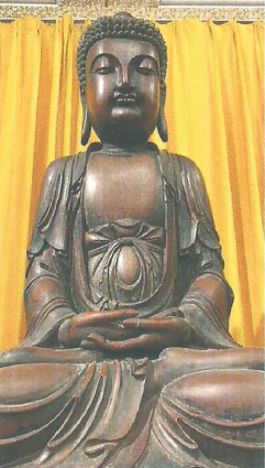 Ancient Wooden Buddha